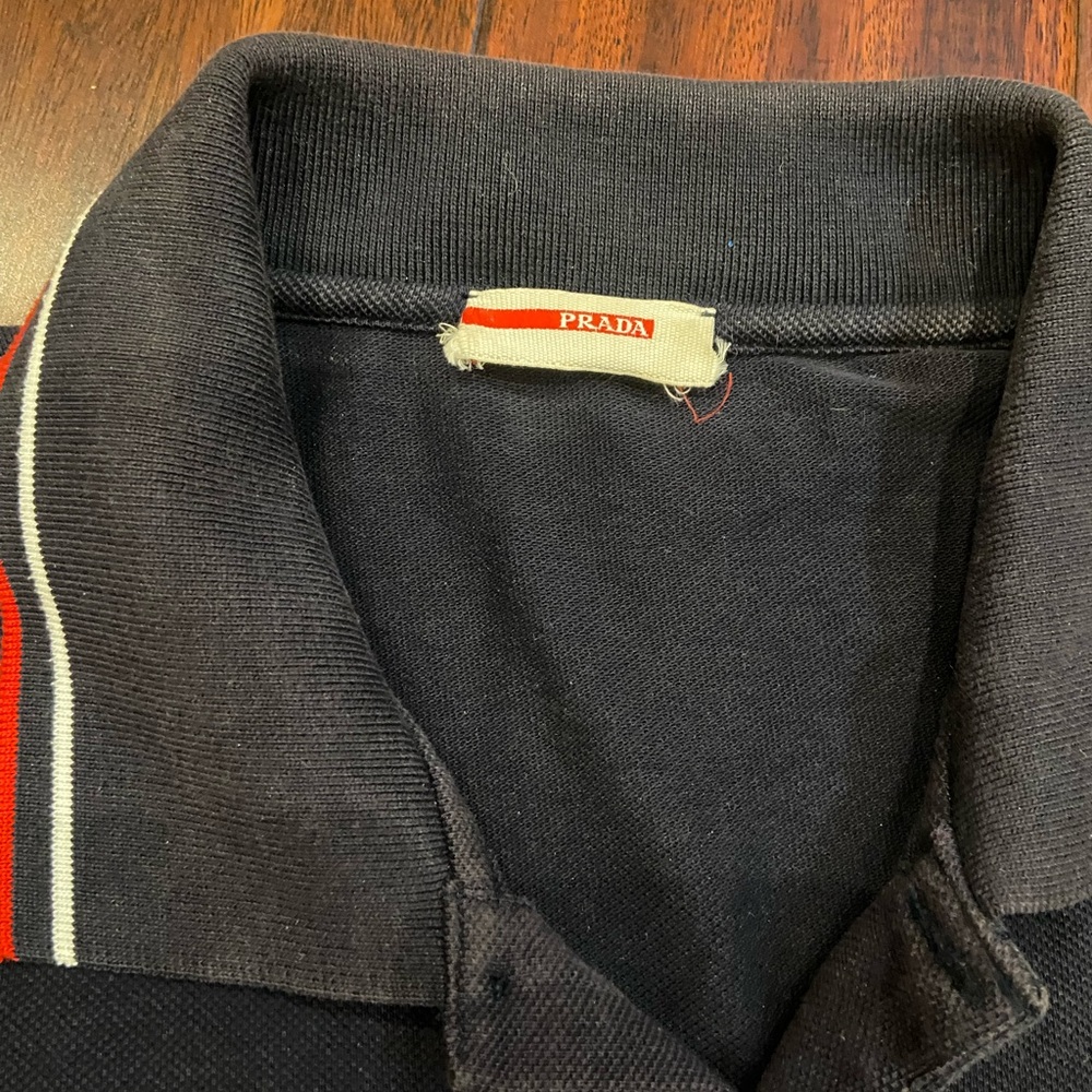 Prada mens T-shirt black size L